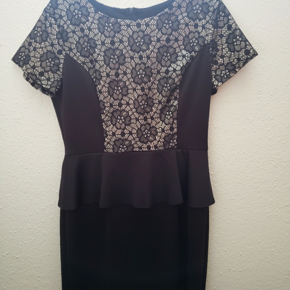 Black cocktail dress